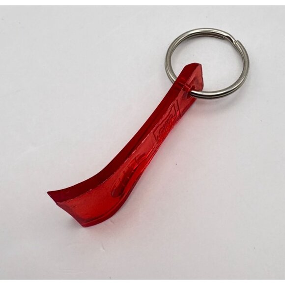 Ohio Lottery Card Scratcher Red Plastic Bottle Opener With Metal Ring - Picture 4 of 6